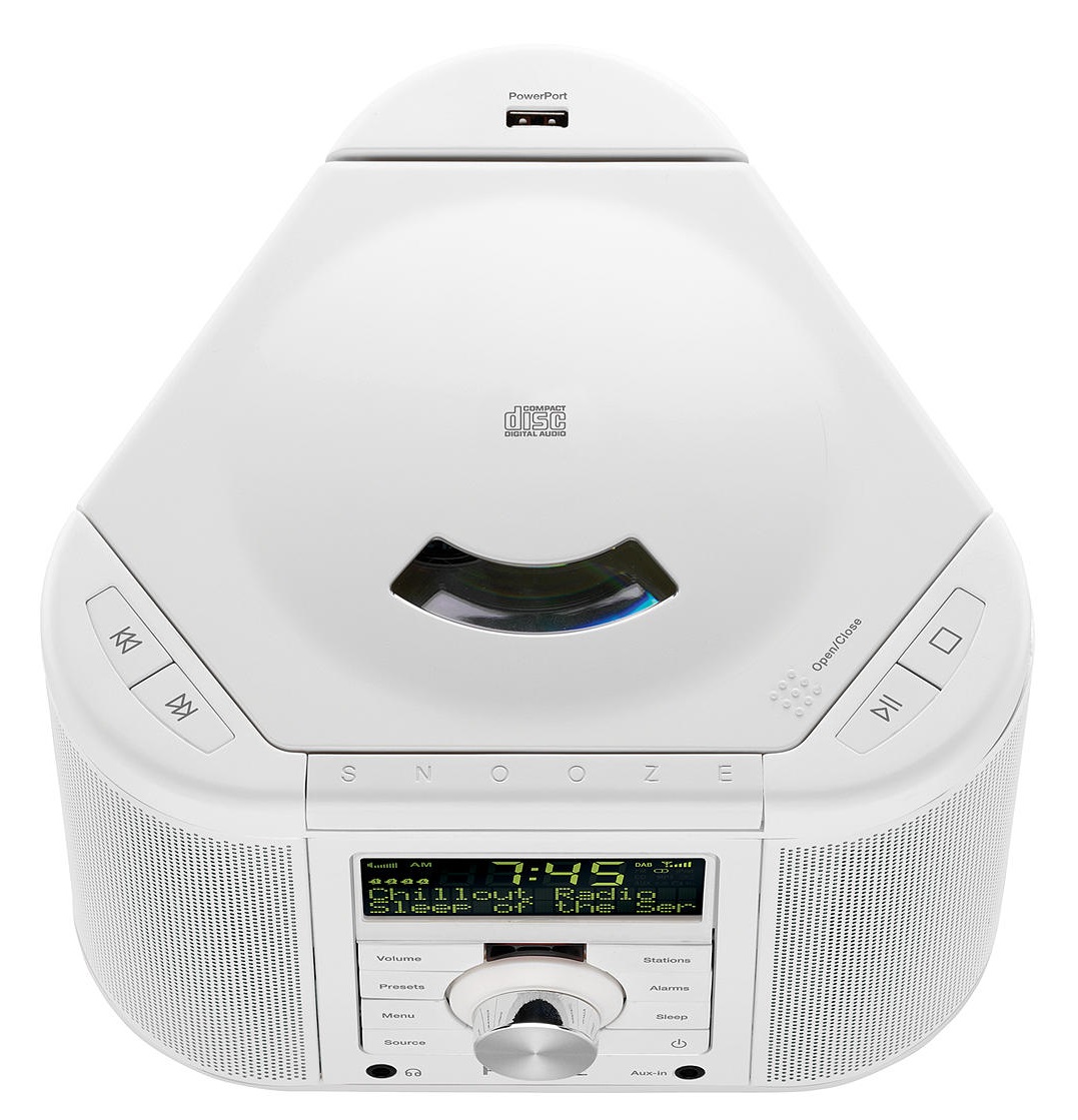 Pure Chronos CD Series 2 DAB/FM Alarm Clock Radio with CD Player (White) B+ 759454819330 eBay